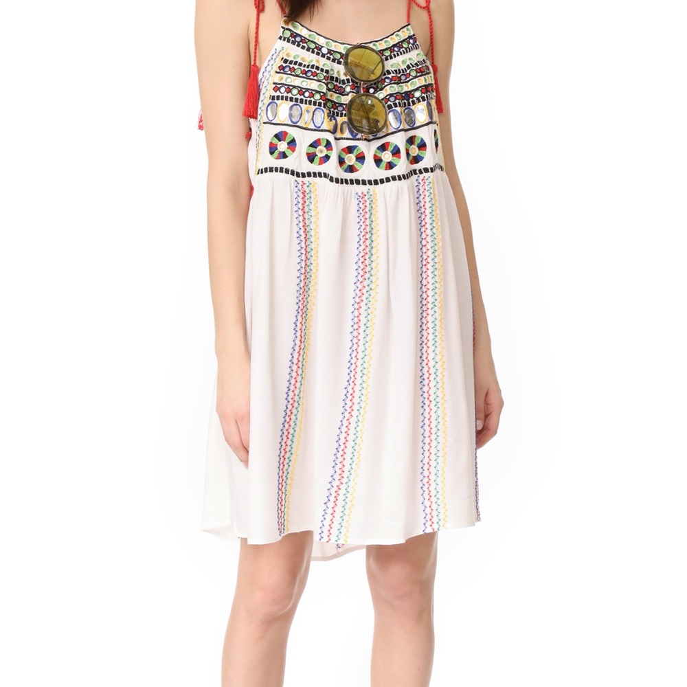 PIA PAURO. Embroidered Swing Tassel Dress! - Picture 6 of 7